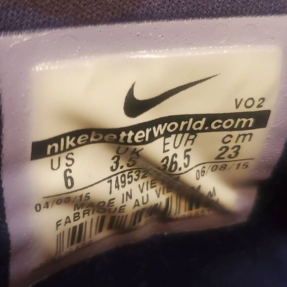 NIKE WOMENS KOTH MID , SIZE 6 WOMENS, DEEP ROYAL BLUE/DEEP GRANITE,NAVY. NO BOX - Picture 11 of 12